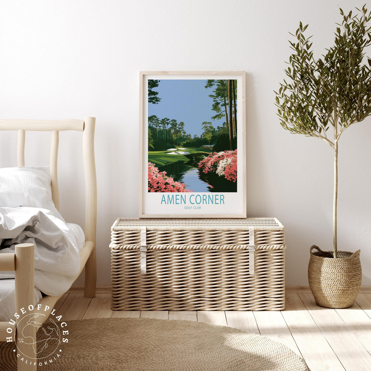Amen Corner travel poster – view 3