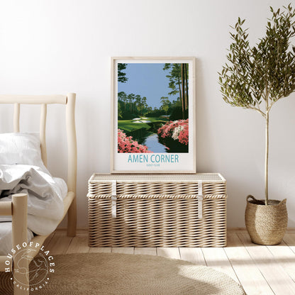 Amen Corner travel poster – view 3