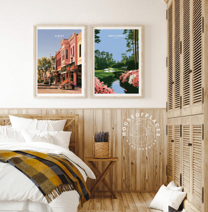 Amen Corner Augusta travel poster – view 9