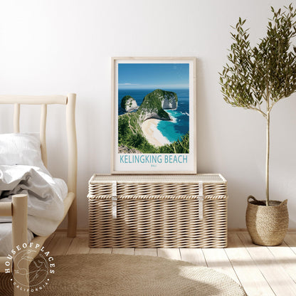 Kelingking Beach travel poster – view 3