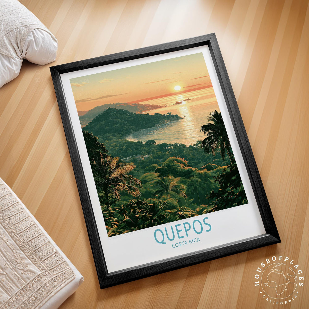 Quepos travel poster – view 2
