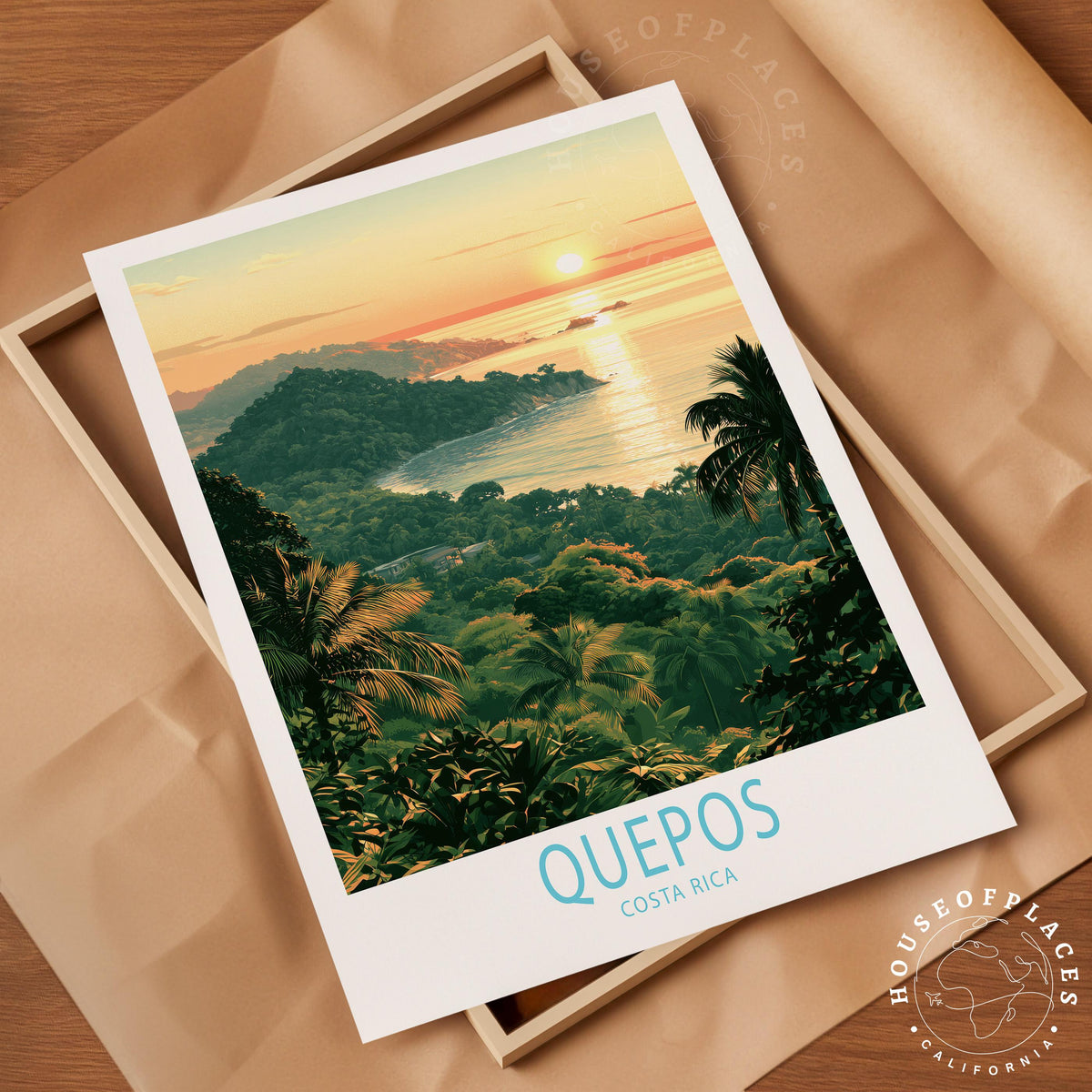 Quepos travel poster – view 4
