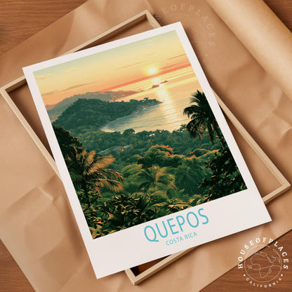 Quepos travel poster – view 4