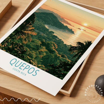 Quepos travel poster – view 7