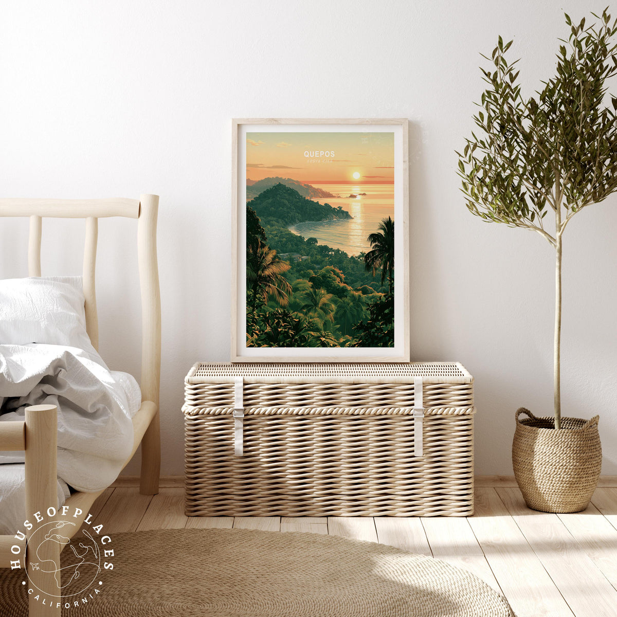 Quepos travel poster – view 3