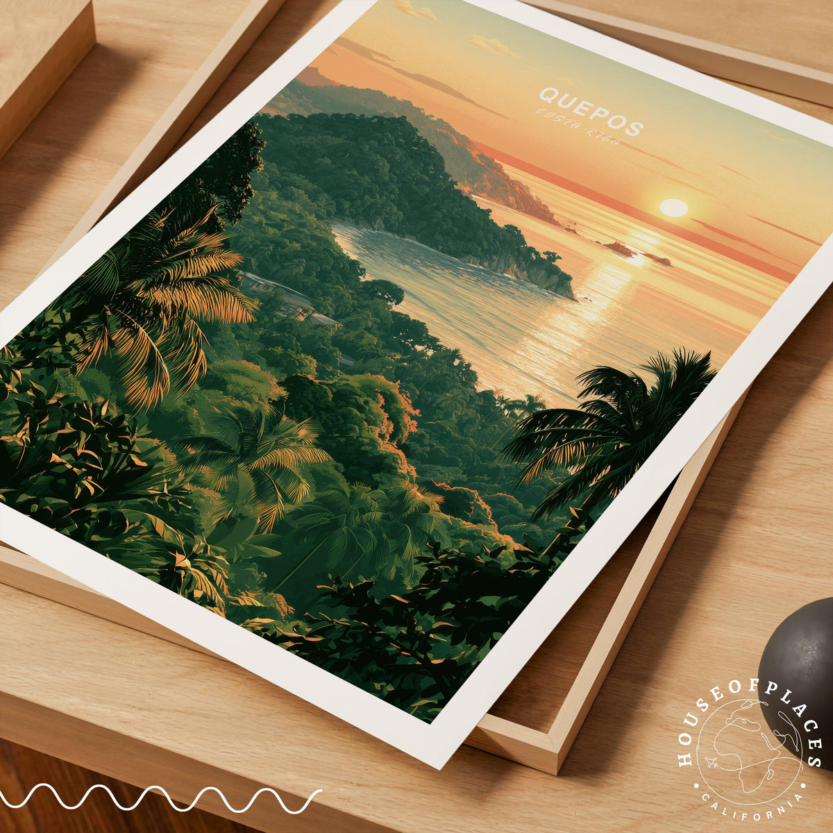 Quepos travel poster – view 7