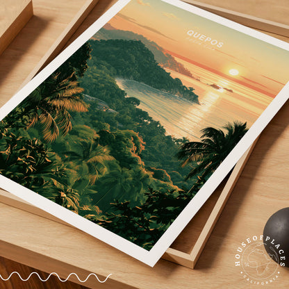 Quepos travel poster – view 7