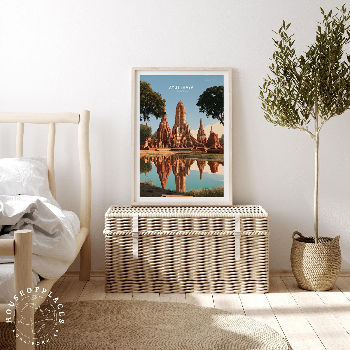 Ayutthaya travel poster – view 3