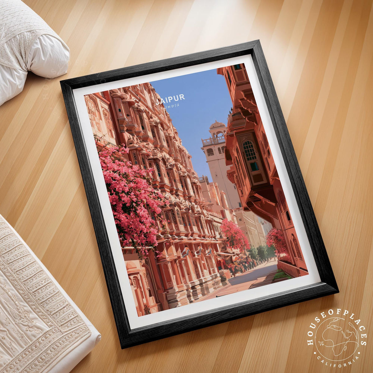 Jaipur Rajasthan travel poster – view 2