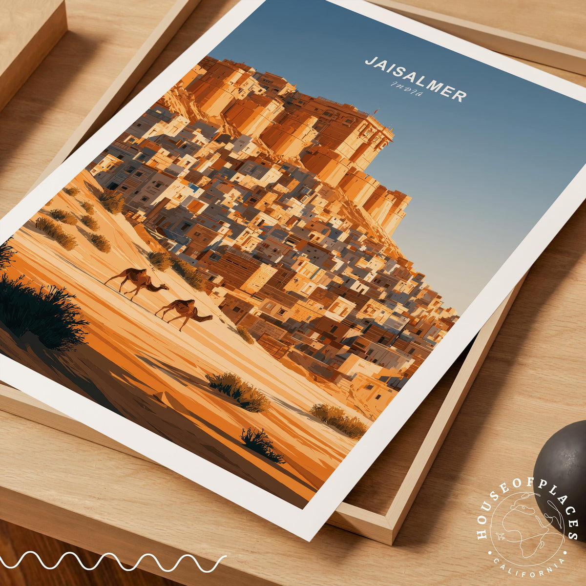 Jaisalmer Rajasthan travel poster – view 7