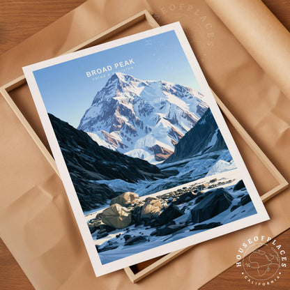 Broad Peak travel poster – view 4