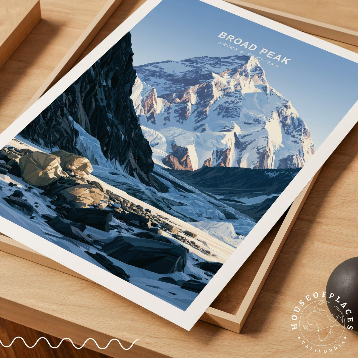 Broad Peak travel poster – view 7