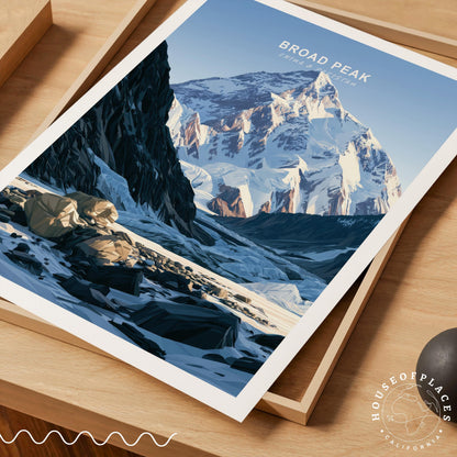 Broad Peak travel poster – view 7