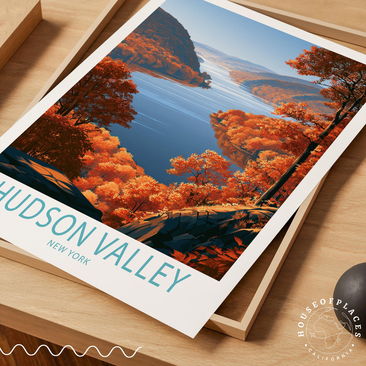 Hudson Valley travel poster – view 7