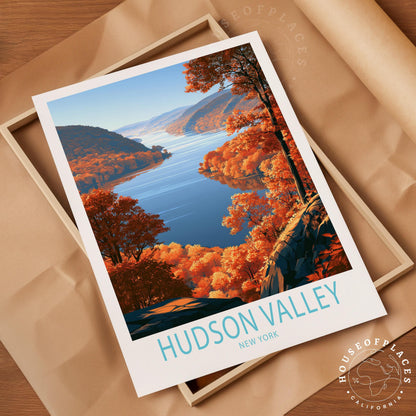 Hudson Valley travel poster – view 4