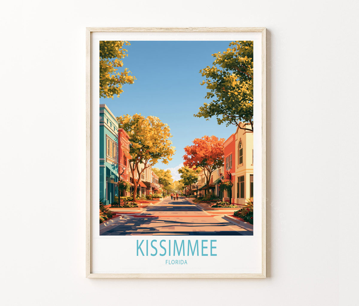 Kissimmee Travel Poster – Florida Wall Art Print