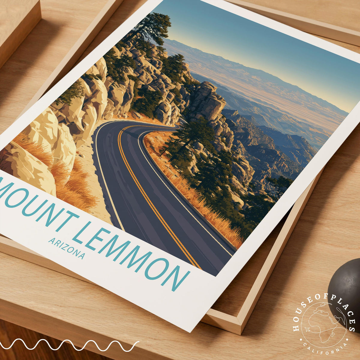 Mount Lemmon travel poster – view 7