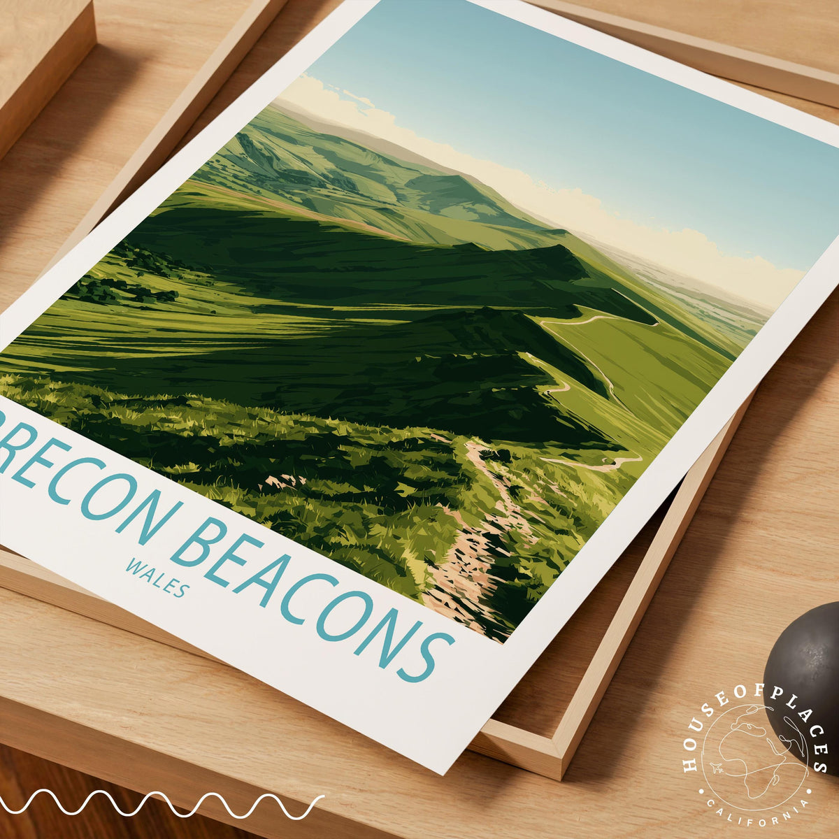 Brecon Beacons travel poster – view 7
