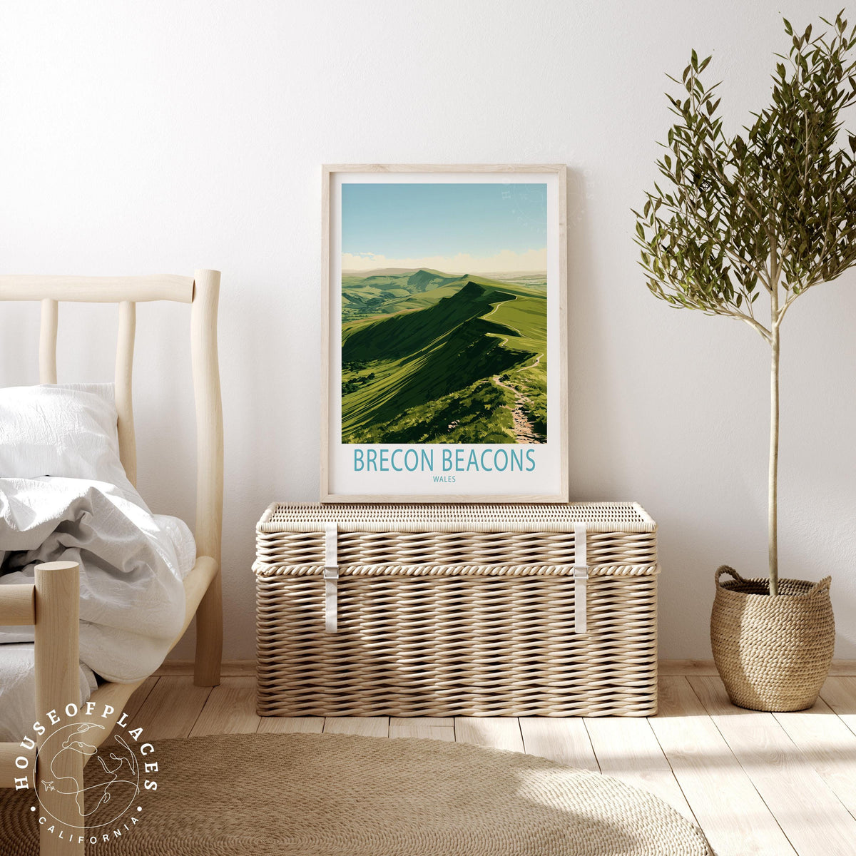 Brecon Beacons travel poster – view 3