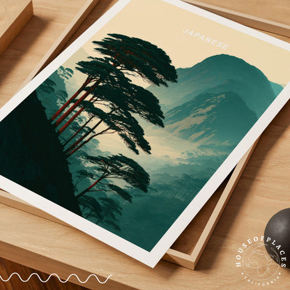 Japanese Pine travel poster – view 7