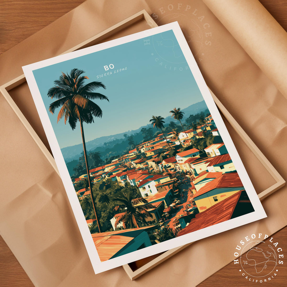 Bo Sierra Leone travel poster – view 4