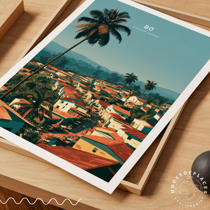 Bo Sierra Leone travel poster – view 7
