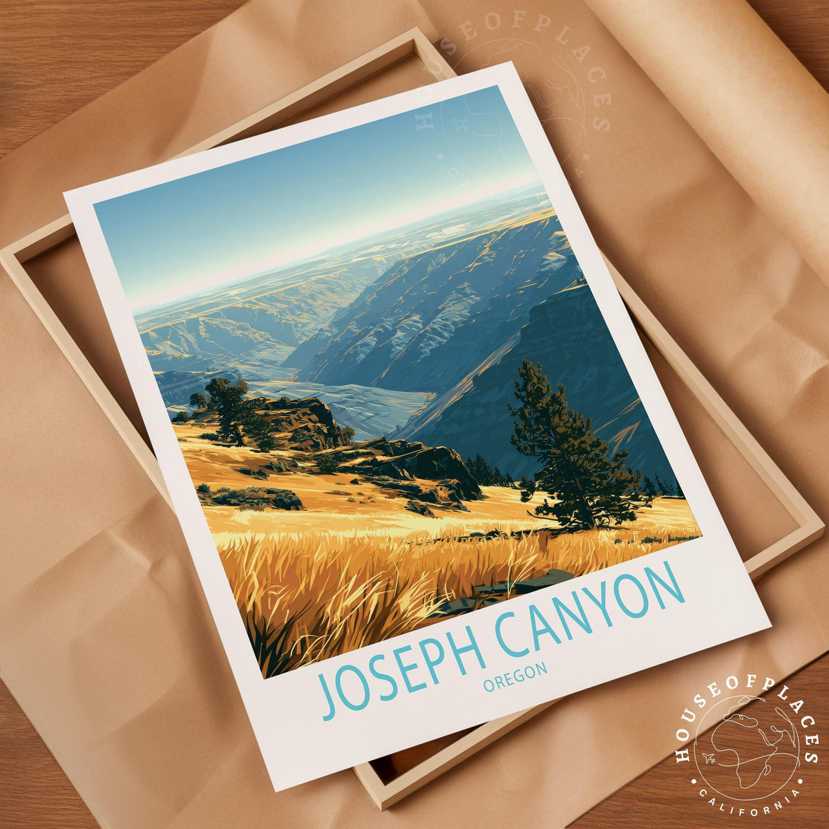Joseph Canyon travel poster – view 4