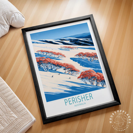 Perisher travel poster – view 2