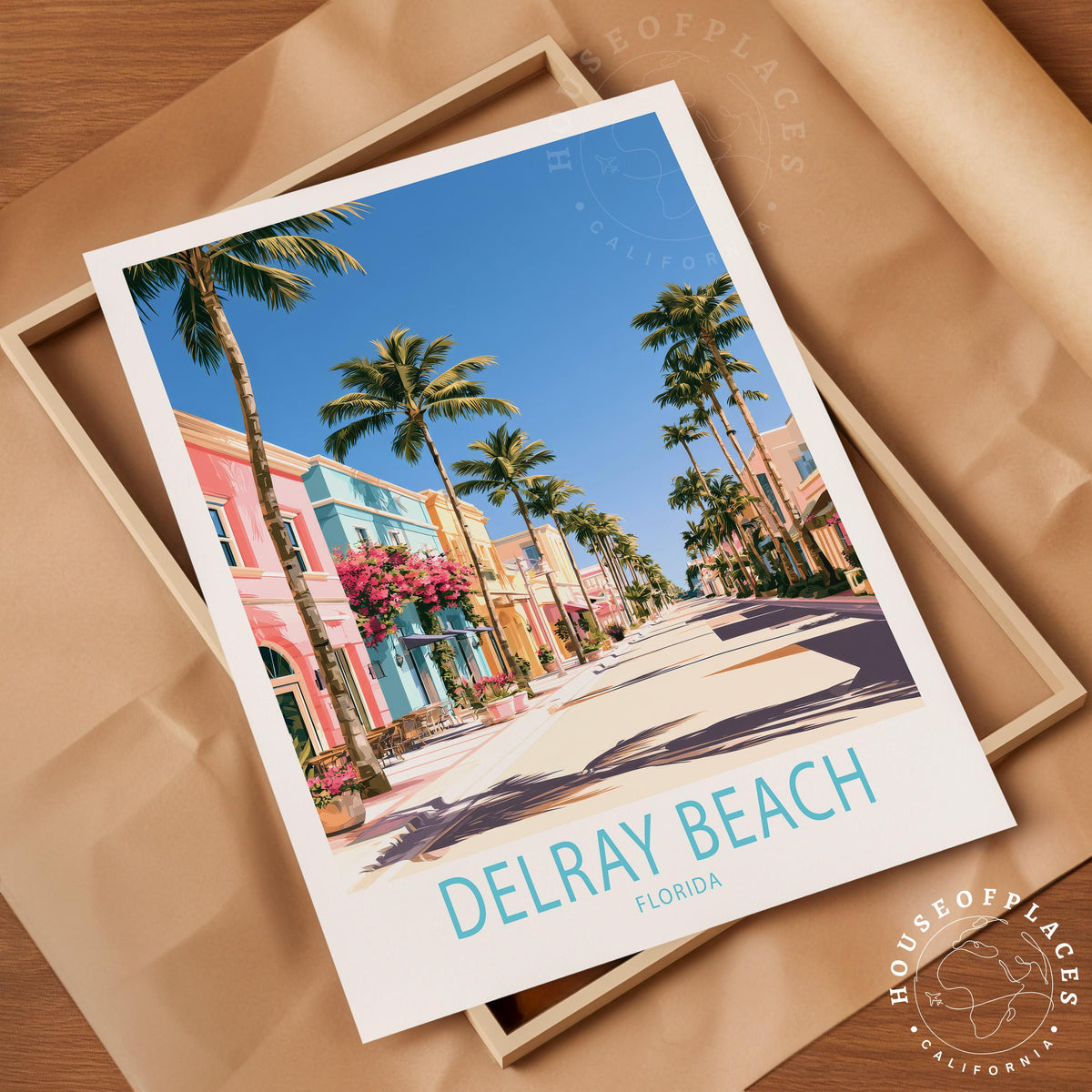 Delray Beach travel poster – view 4