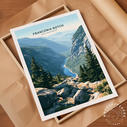 Franconia Notch travel poster – view 4