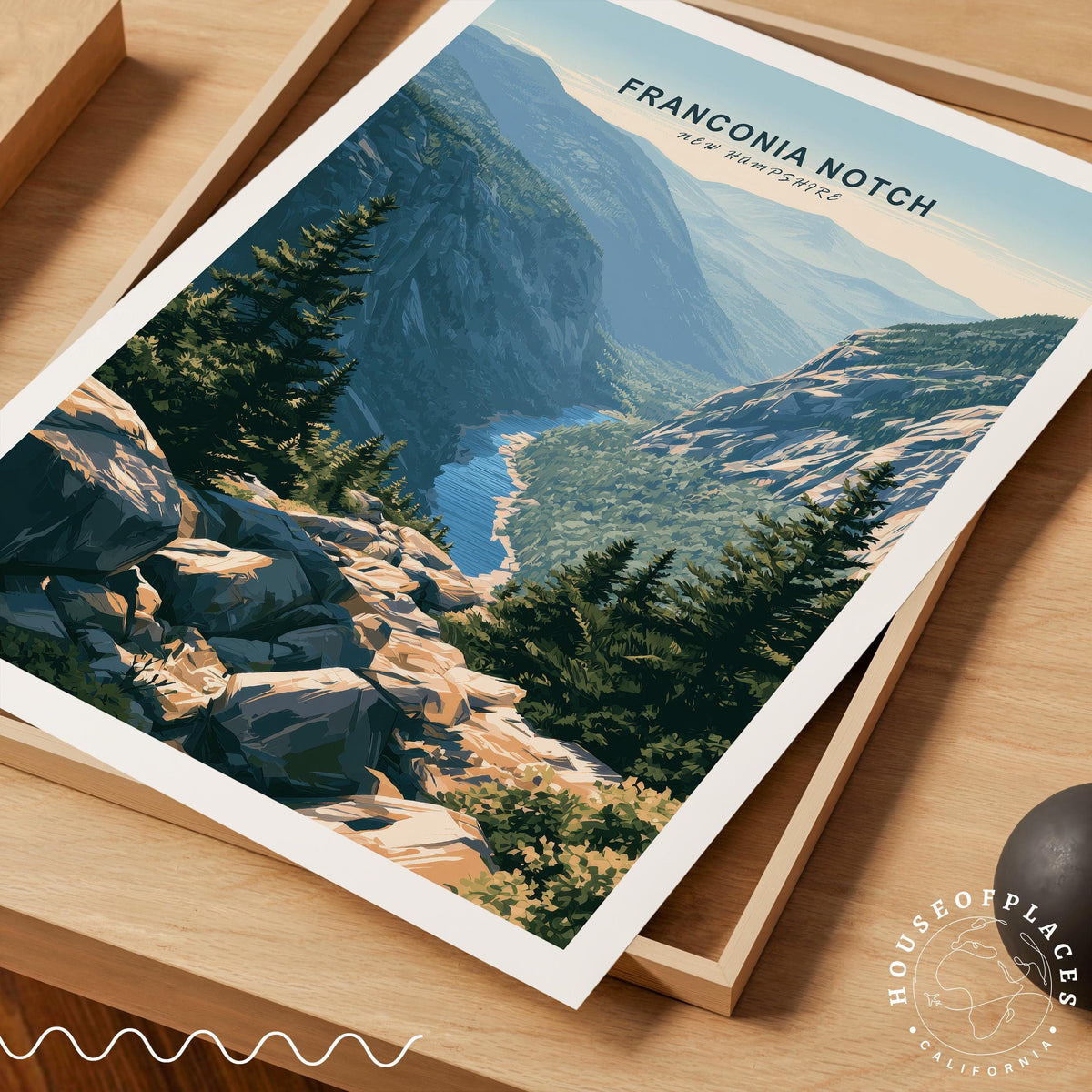 Franconia Notch travel poster – view 7