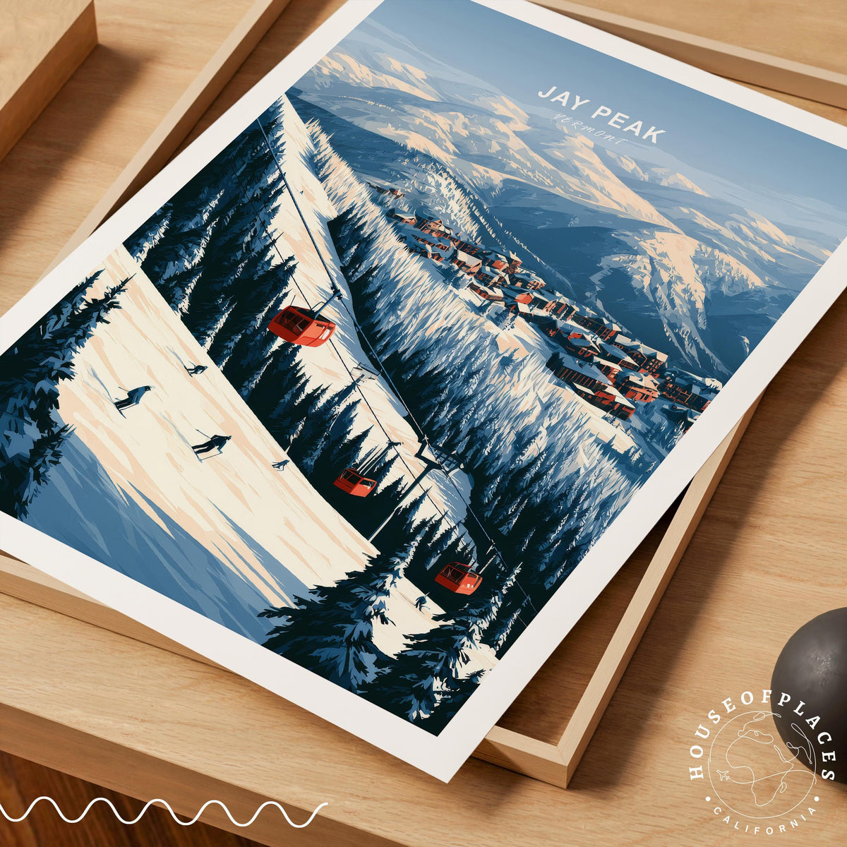 Jay Peak travel poster – view 7