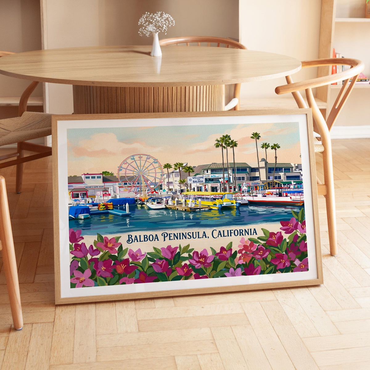 Balboa Peninsula travel poster – view 6