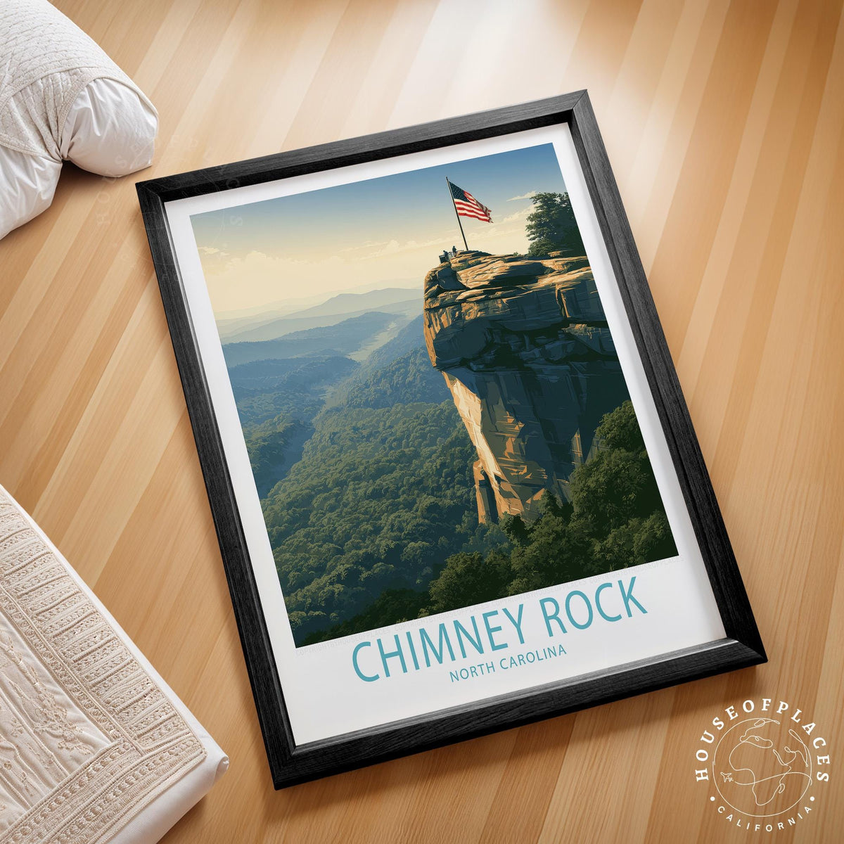 Chimney Rock travel poster – view 2