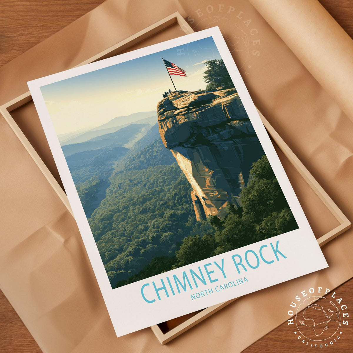 Chimney Rock travel poster – view 4