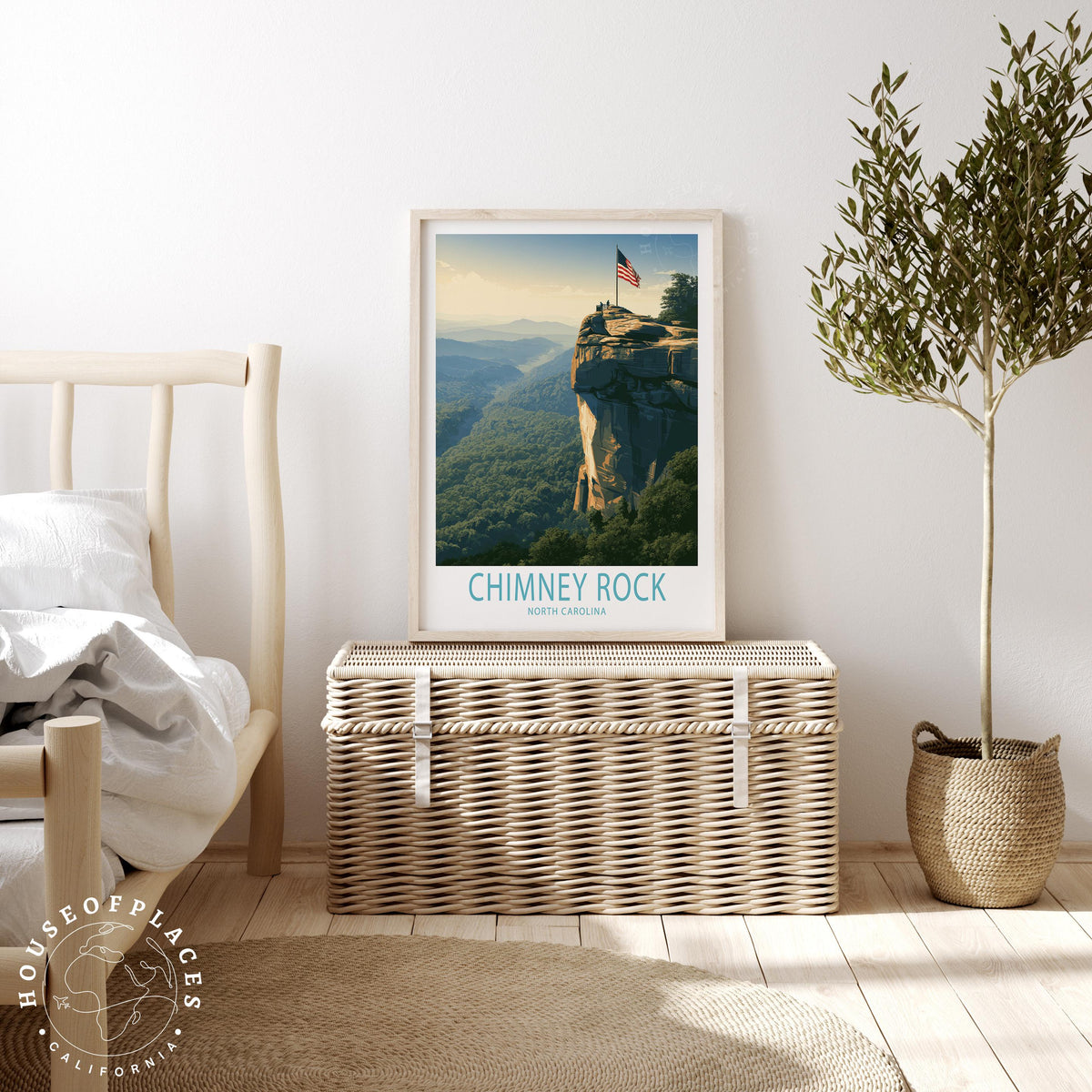Chimney Rock travel poster – view 3