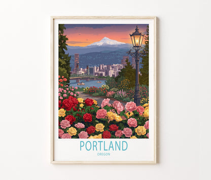 Portland travel poster – view 2