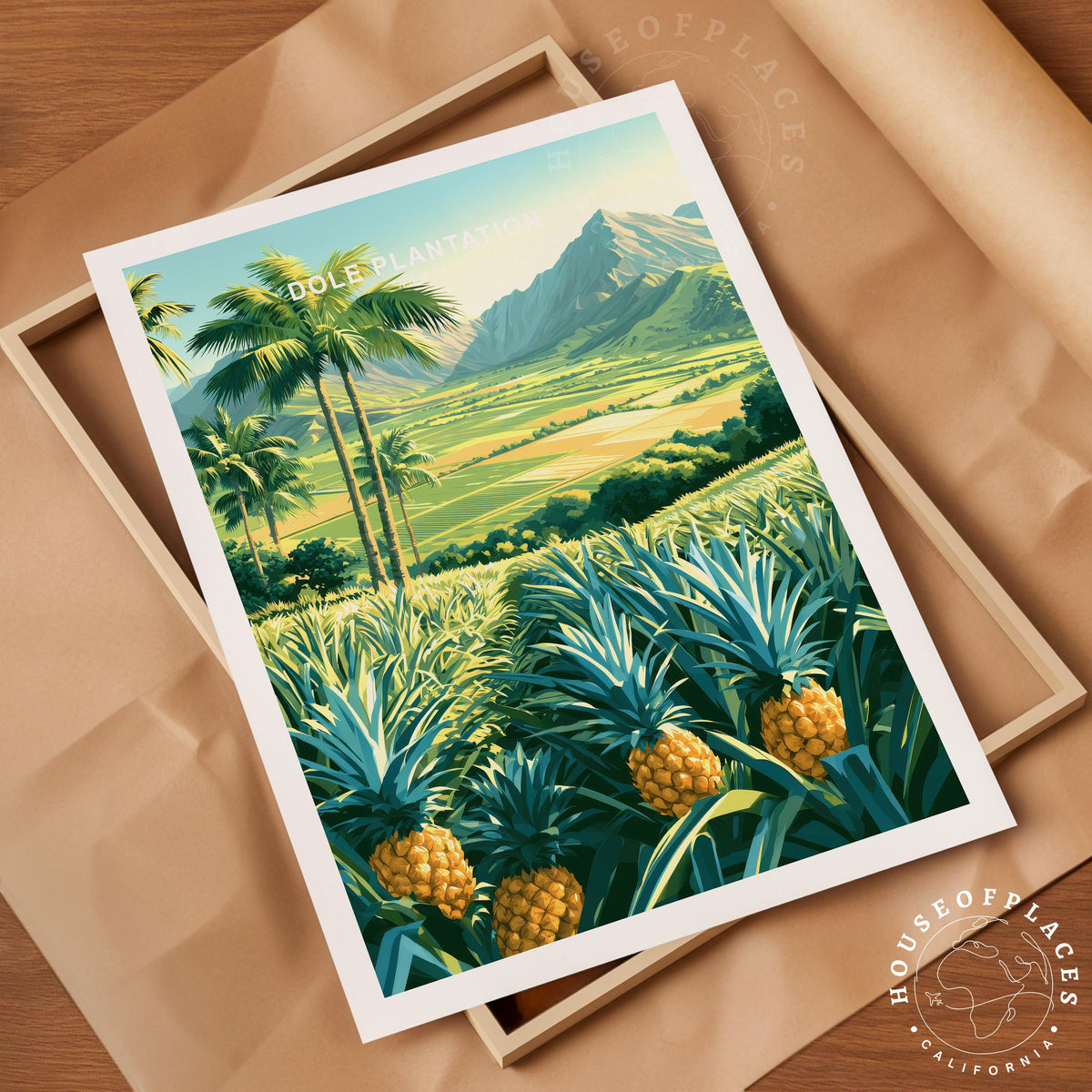 Dole Plantation Oahu travel poster – view 4