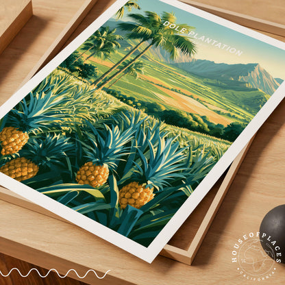 Dole Plantation Oahu travel poster – view 7