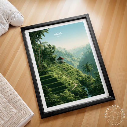 Ubud travel poster – view 2