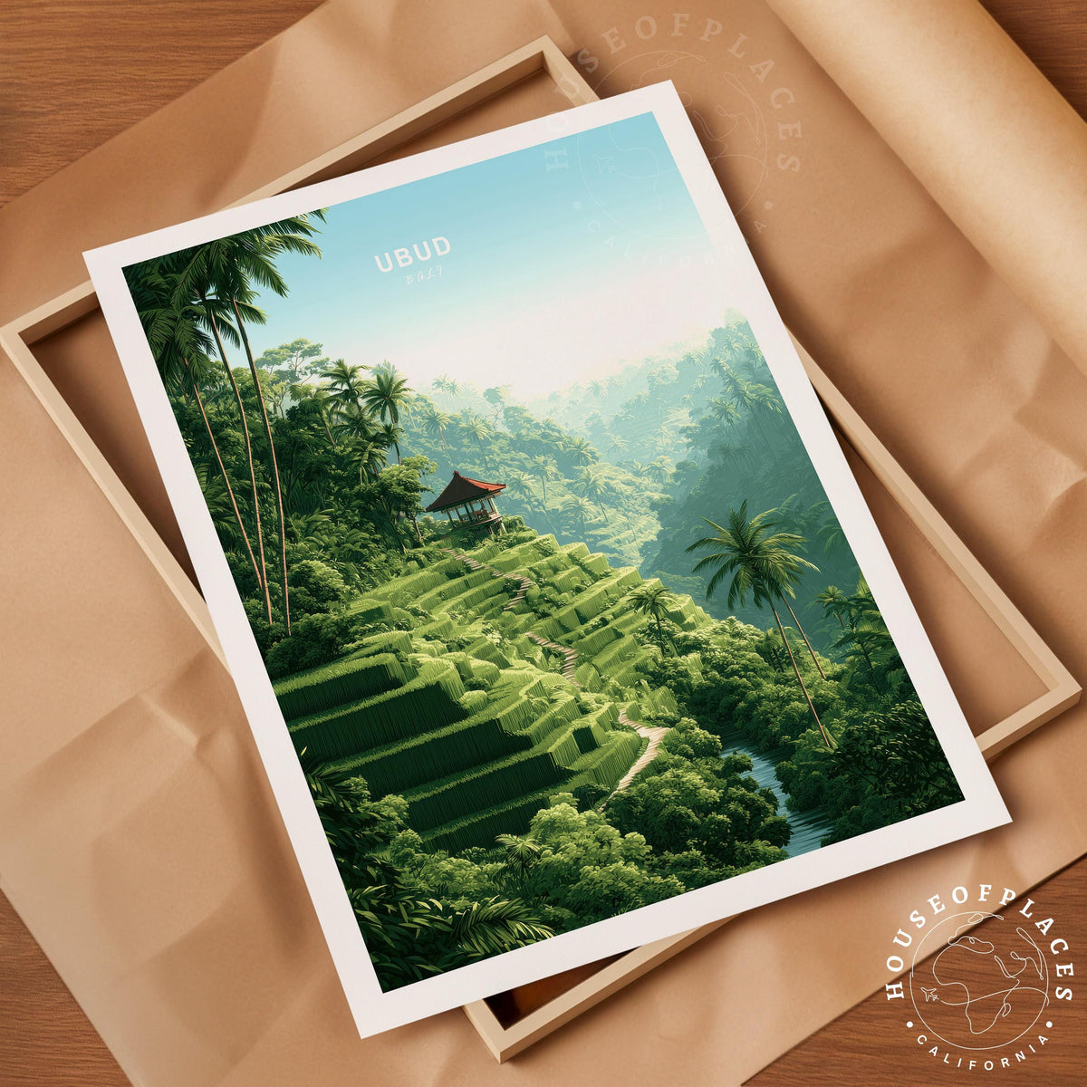 Ubud travel poster – view 4