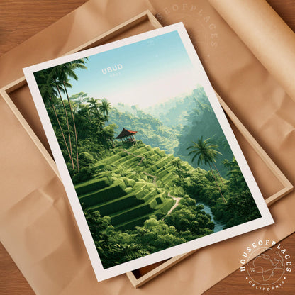 Ubud travel poster – view 4