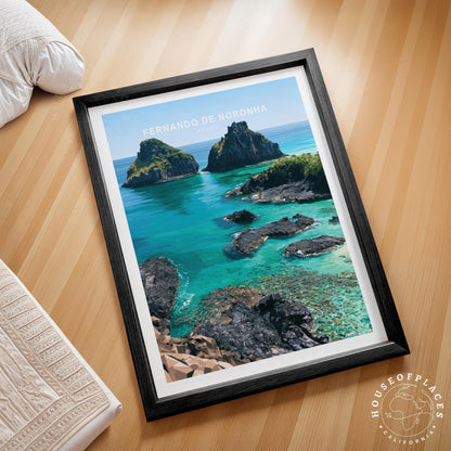 Fernando de Noronha travel poster – view 2