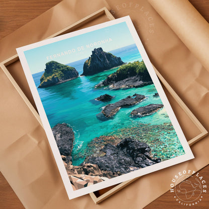 Fernando de Noronha travel poster – view 4