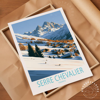Serre Chevalier travel poster – view 4