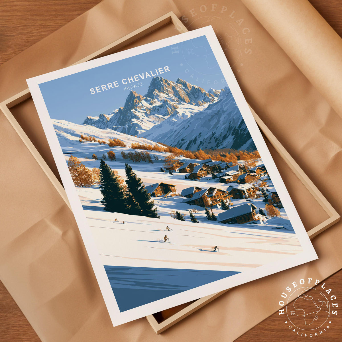 Serre Chevalier travel poster – view 4