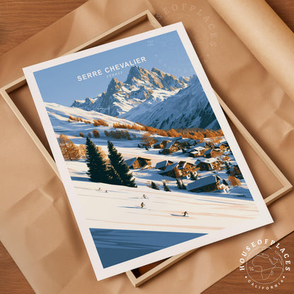 Serre Chevalier travel poster – view 4
