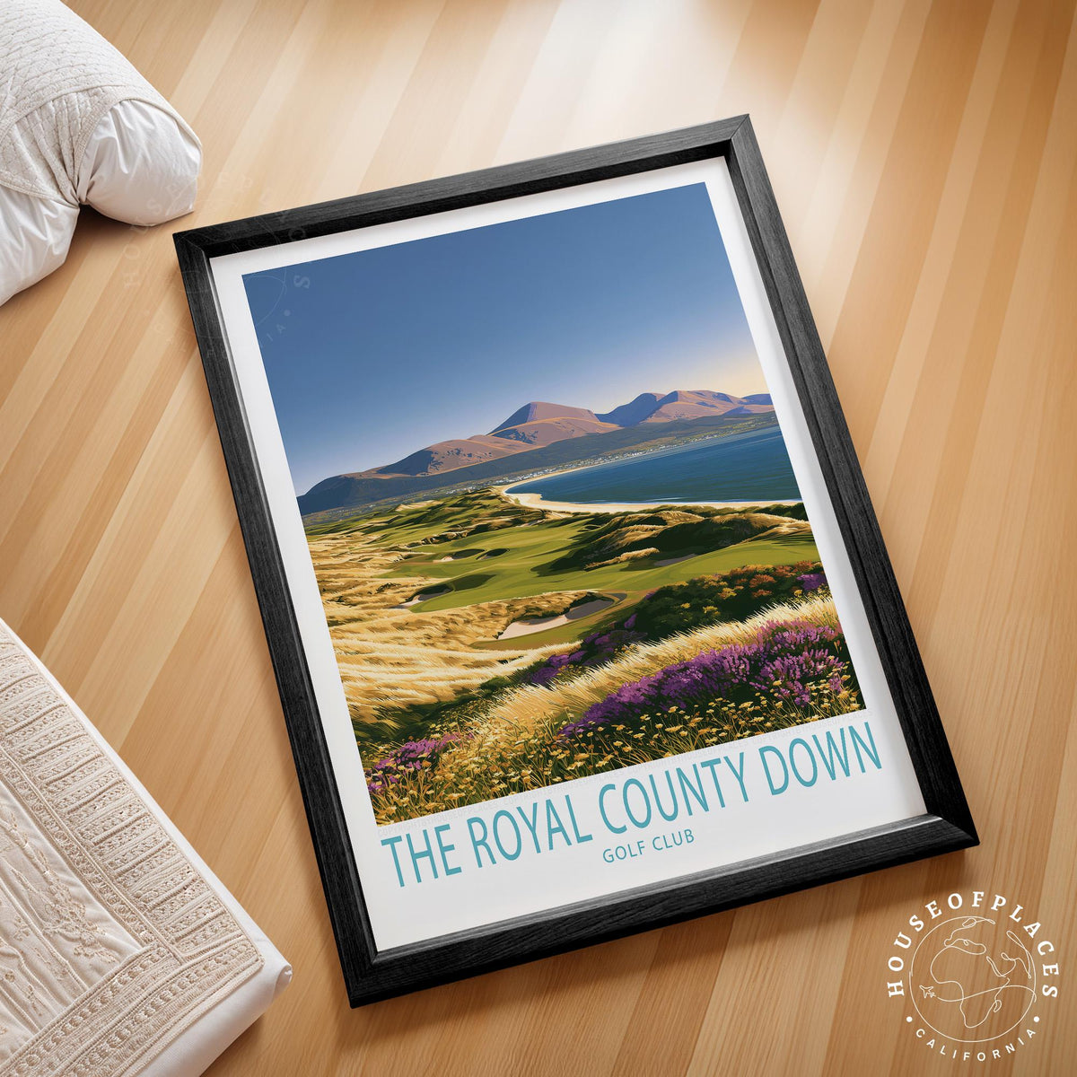 Royal County Down travel poster – view 2