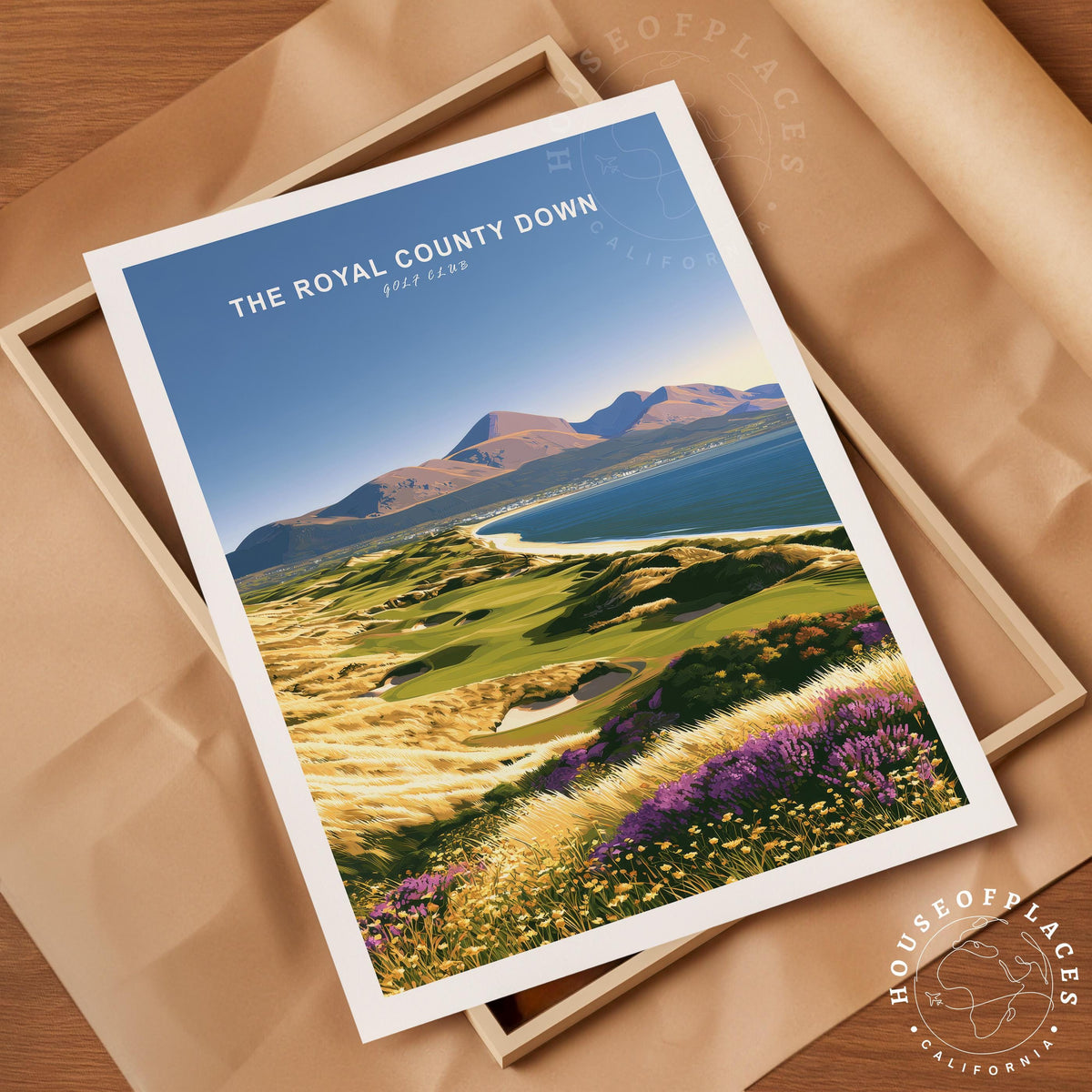 Royal County Down travel poster – view 4