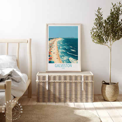 Galveston travel poster – view 3